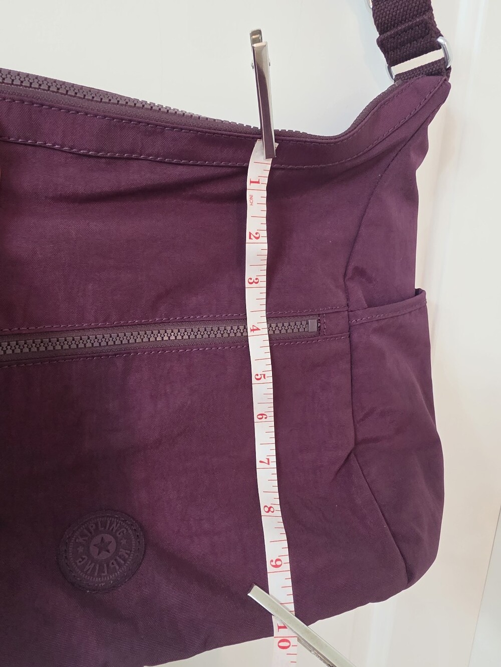 KIPLING Alenya Crossbody Bag in Dark Plum - Picture 12 of 13